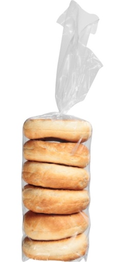 [5755] Sliced Plain Bagels - 72ct