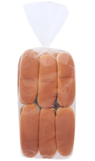[5810] WG Hot Dog Buns- 6" 12/12ct