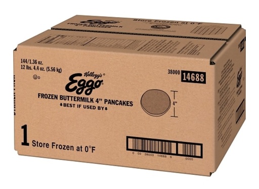 [5870] Buttermilk Pancakes - 4" -144ct