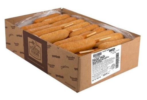 [5873] Chicken Pancake Wraps On Sticks - 56/3oz