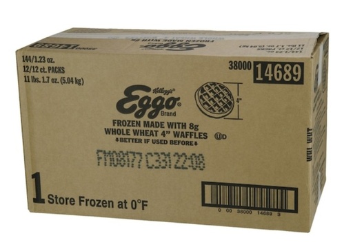 [5877] Waffle - Wheat - 144/1.23oz