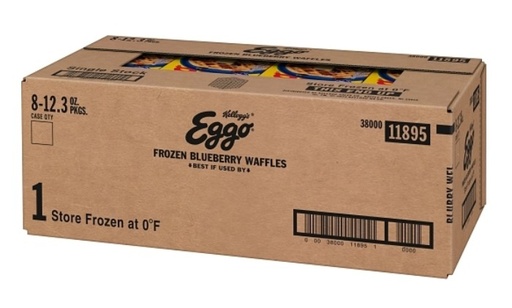 [5878] Waffle - Blueberry - 8/12.3oz