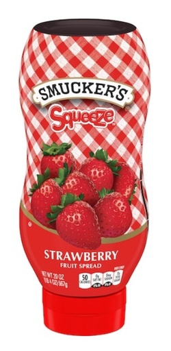 [6606.1] Strawberry Jelly Squeeze Bottle - 20oz
