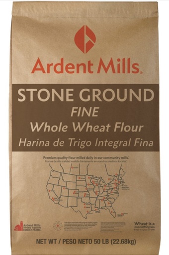 [6810] Fine Whole Wheat Flour - 50lb
