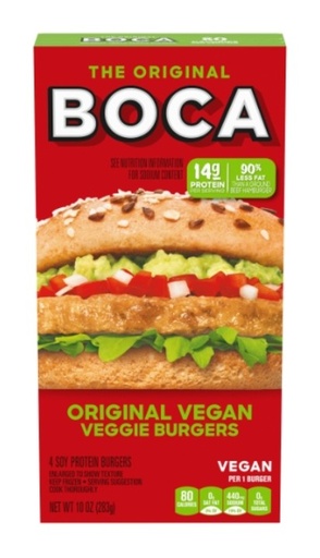 [7458.1] Meat Alt. Veggie Burger - 10oz
