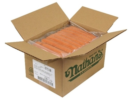 [7555] Beef Hot Dogs - 80ct - 10lb