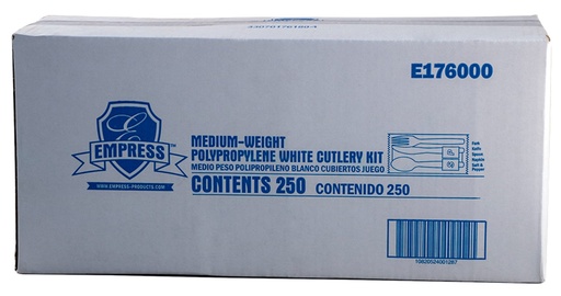 [8619] Cutlery Kit - Napkins/Forks/Salt&Pepper - 250ct