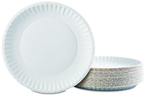 [8804] Coated 9" Paper Plates - 1000ct