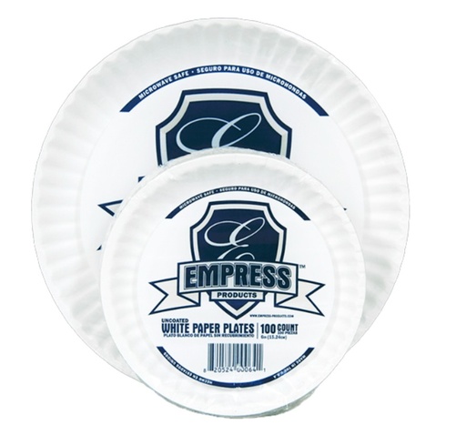 [8805] Lightweight 9" Paper Plates - 1200ct