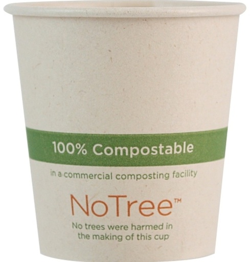 [8817] 4oz Sugarcane Hot Cups - 1000ct