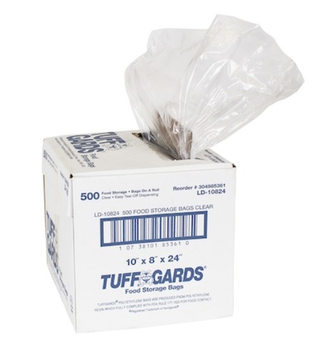 [9140] Food Storage Bag - 10x8x24 - 500ct