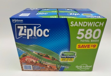 [9142] Ziploc Sandwich Bags - 580ct