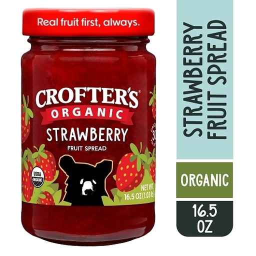 [A6610] Organic Strawberry Spread - 6/16.5oz