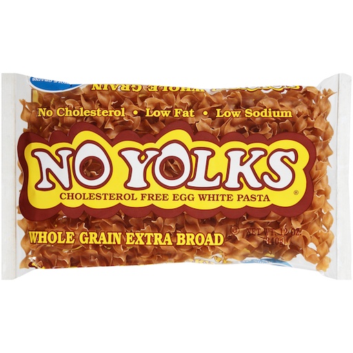 [A6351] WG No Yolks Wide Egg Noodles - 12/12oz