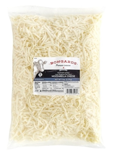[1556] Shredded Mozzarella Cheese - 4/5lb