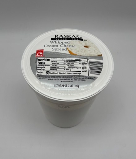 [1538.1] Whipped Cream Cheese - 3lb