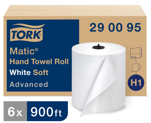 [8483] Tork Soft Hand Towel Rolls - 6x900ft